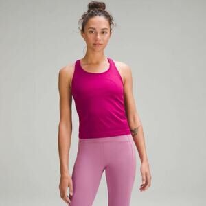 Lululemon Swiftly Tech Racerback Tank Top 2.0 Waist Length Magenta Pink 2 XS